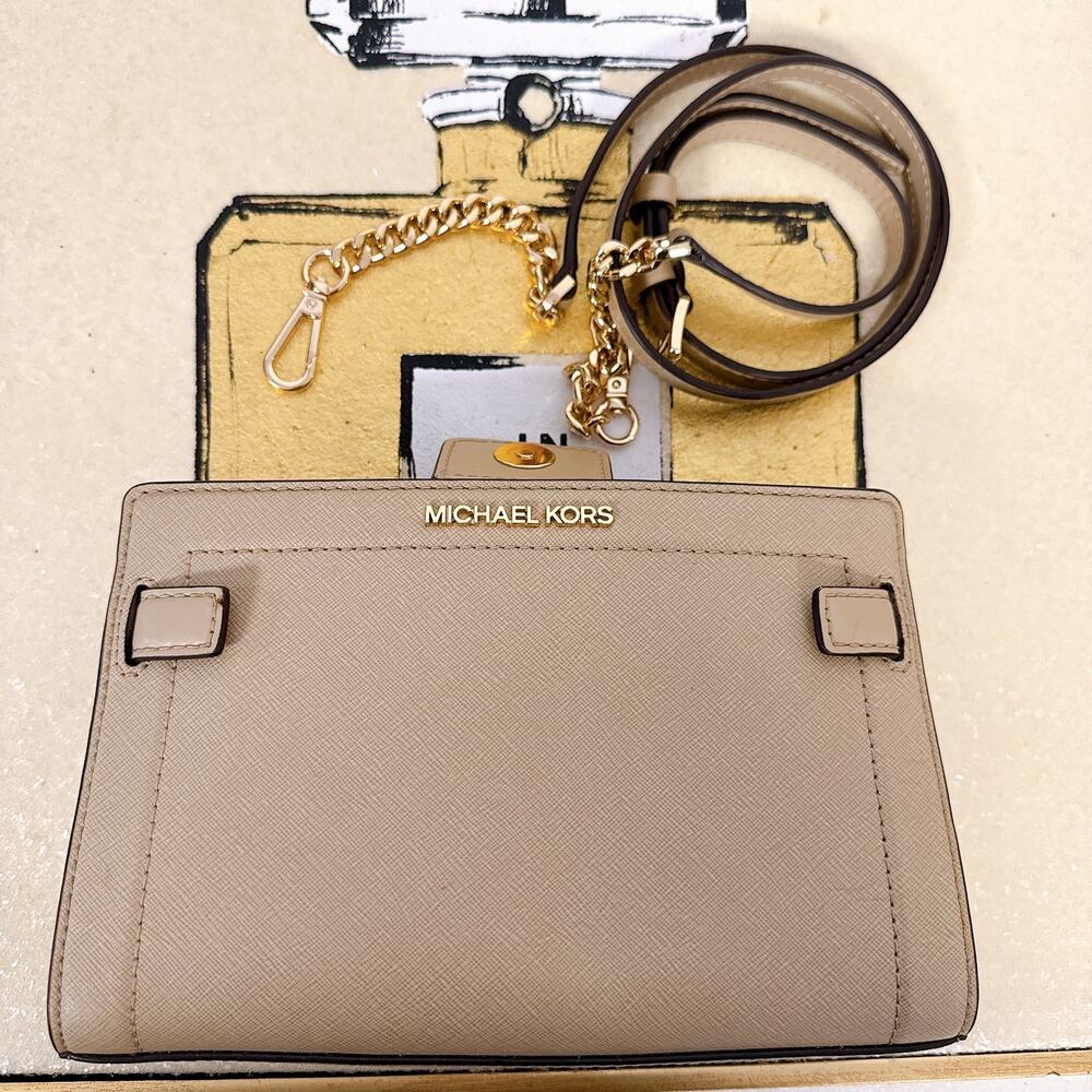 Michael Kors Rayne 35S0GU9C1L Small Saffiano Leather Crossbody Bag